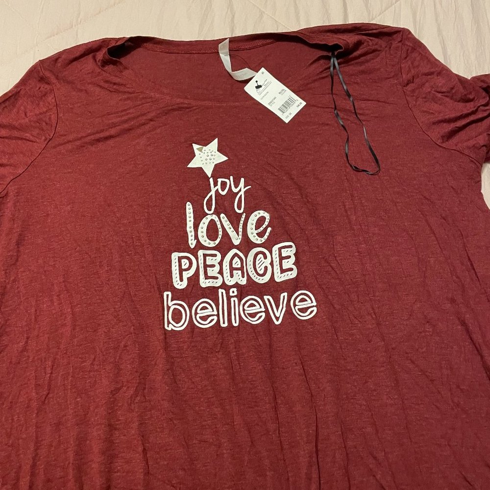 Plus size Christmas top